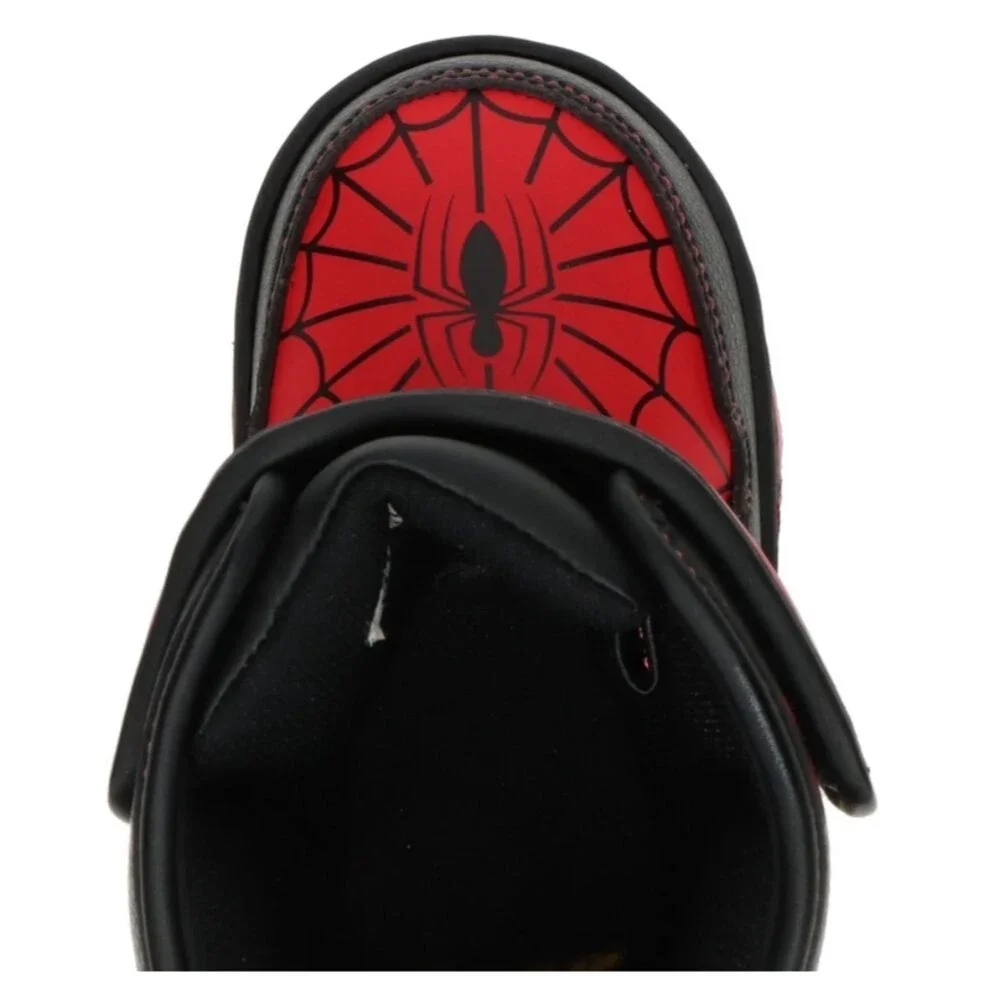 Spider-Man by Marvel Toddler Boys Winter Light-up Mid-Calf Boot Size 7
